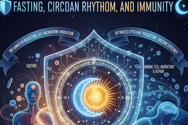 🛡️Fasting,Circadian Rhythm,and Immunity🌙
