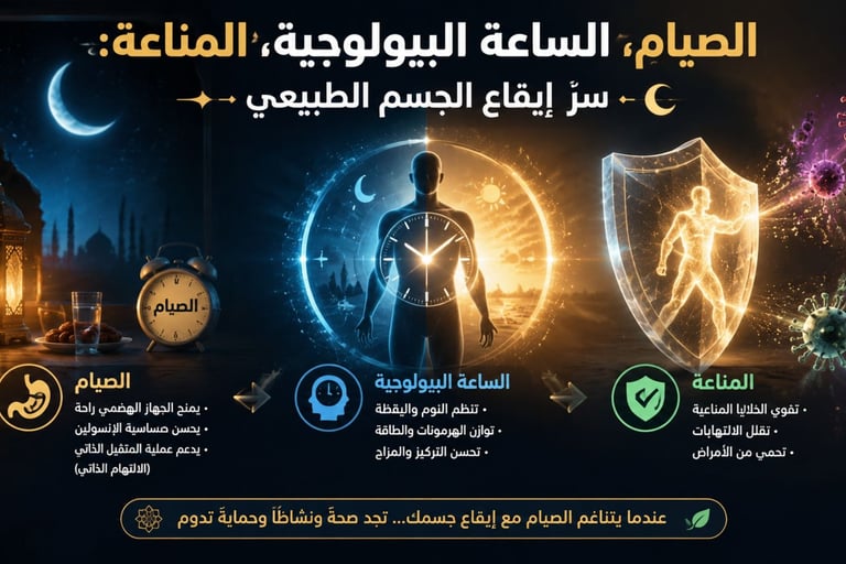 🛡️Fasting,Circadian Rhythm,and Immunity🌙