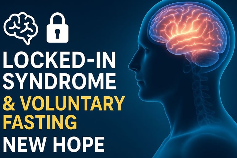 🧠🔒 Locked-In Syndrome & Voluntary Fasting : New Hope  image photo graphic