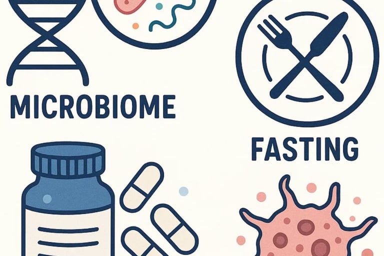 image photo/graphic 🧬 Microbiome, Fasting, and Probiotics: How They Influence Cancer