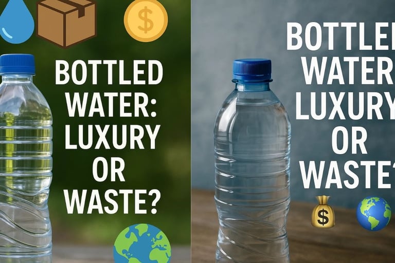 _💧📦 Bottled Water Luxury or Waste 💰🌍 