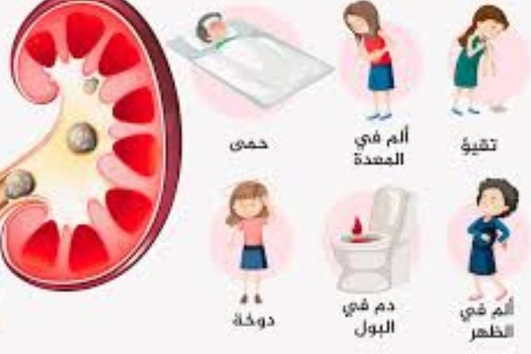 انسداد الحصوة الاعراض