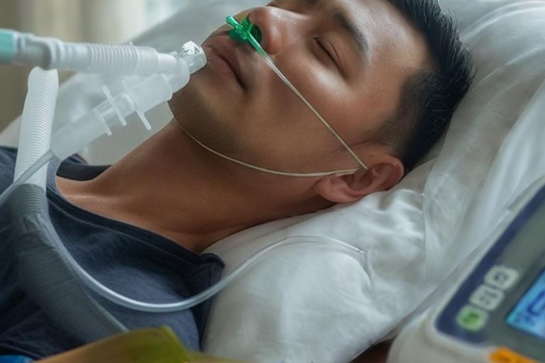 home oxygen and fasting