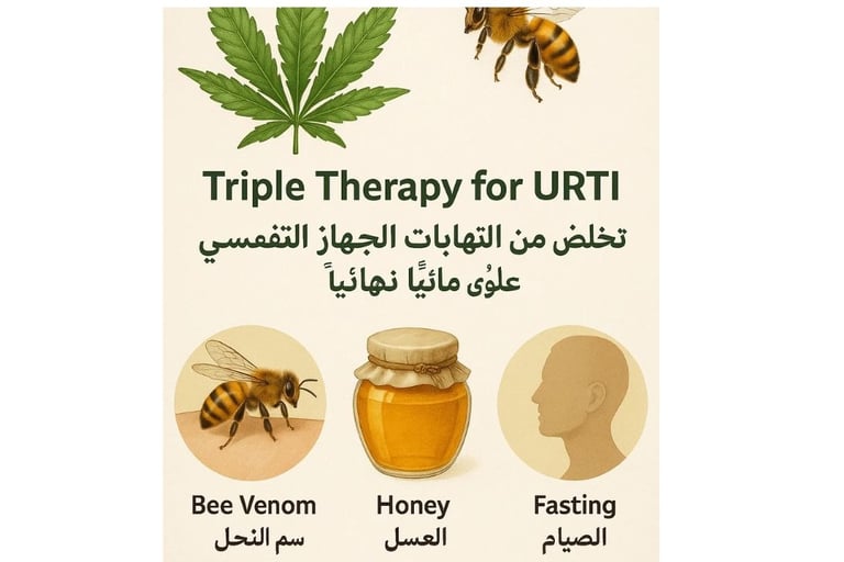 🐝🍯 Triple Therapy for URTI Forever : Bee Stings, Honey, and Fasting? 🌙