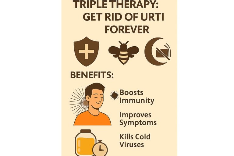 🐝🍯 Triple Therapy for URTI Forever : Bee Stings, Honey, and Fasting? 🌙