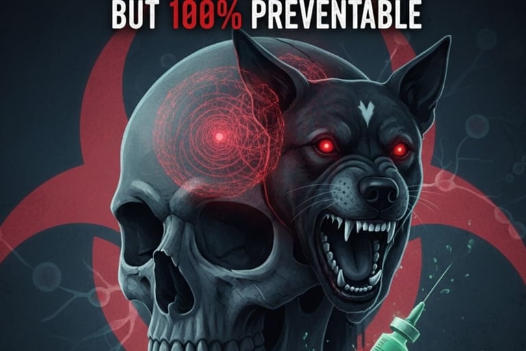 ☠️ Why Rabies Is Always Deadly But 100% Preventable  