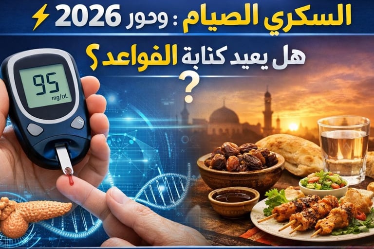 ⚡ السكري 2026 ودور الصيام : هل يعيد كتابة القواعد ؟