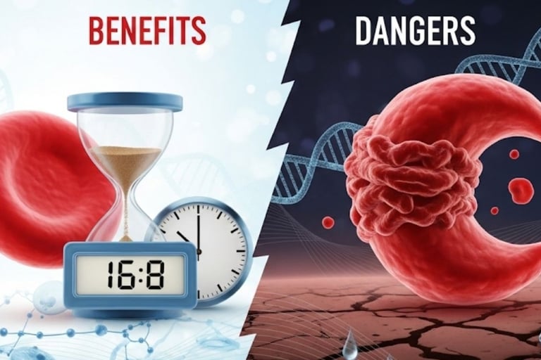 ⚔️🧠 When Fasting Helps—or Hurts—in Sickle Cell Crises