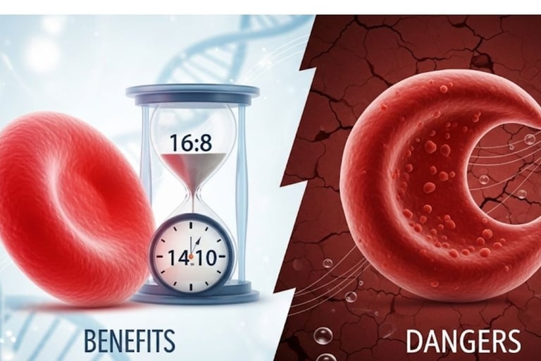 ⚔️🧠 When Fasting Helps—or Hurts—in Sickle Cell Crises