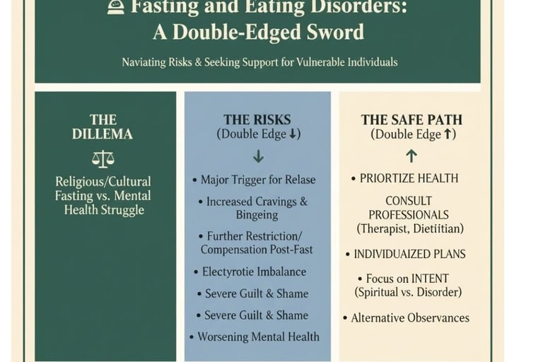 ⚖️🥗 Fasting and Eating Disorders: A Double-Edged Sword