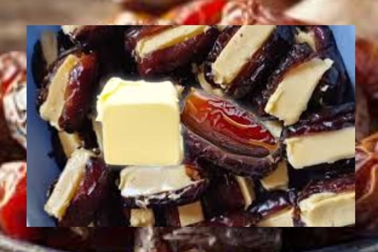 butter and dates