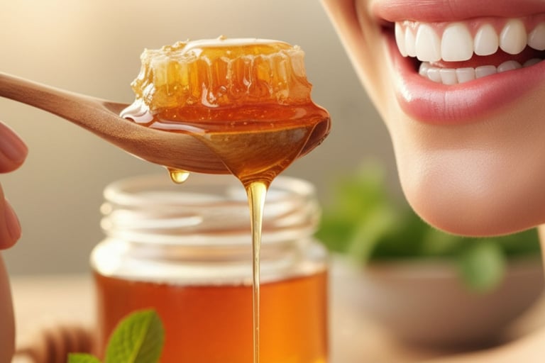 🍯القطرات الخلفية الأنفية وارتجاع المريء : العسل لتهدئة الحلق وإيقاف السعال