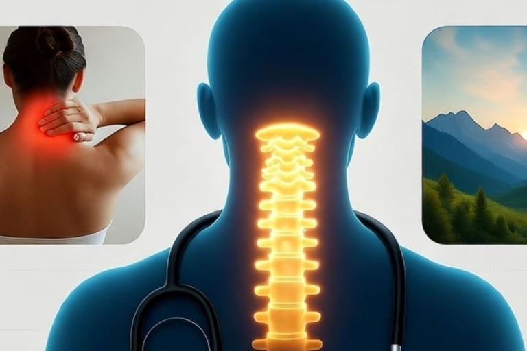 Discover how Dr. Hassan Al-Waraqi’s therapeutic fasting method relieves cervical pain (cervicalgia).