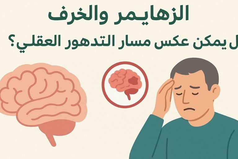 🌿🧠 الزهايمر والخرف : هل يمكن عكس مسار التدهور العقلي؟ photo