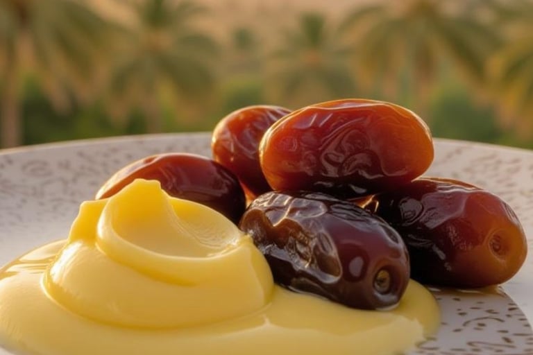 🌴🧈 The Delight of Dates and Butter A Nutritious and Delicious Meal