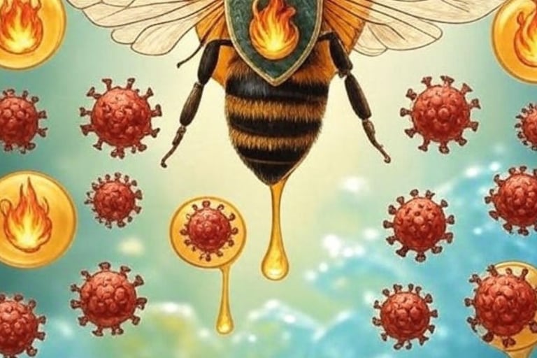 🛡️🦠🔥 الهربس النطاقي : علاج الحزام الناري والألم العصبي - عسل النحل 🍯🐝
