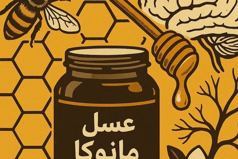 🛡️ العسل المعجزة: مانوكا ودوره في دعم المناعة والتجدد العصبي في MS
