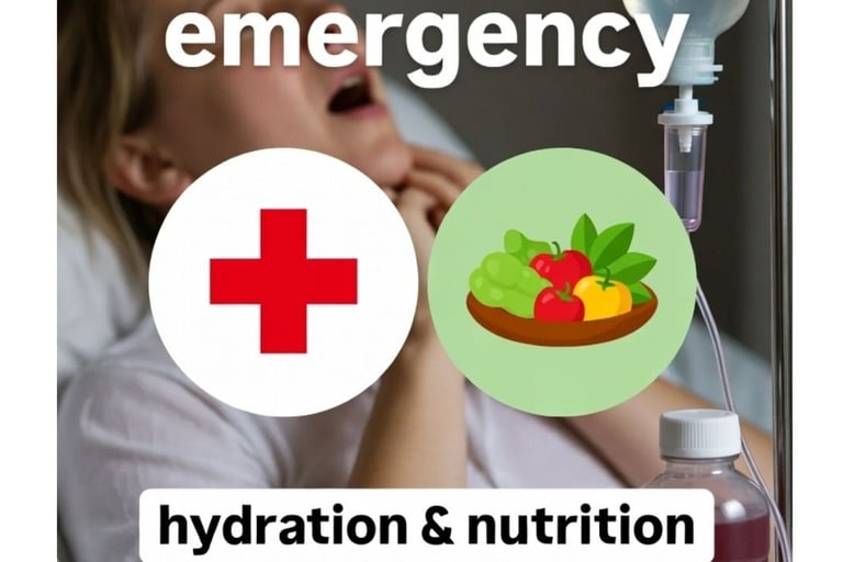 🚑 Tetanus Emergency : Essential Hydration & Nutrition Over Fasting Claims 🩹🍎