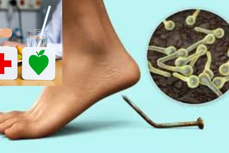 🚑 طوارئ الكزاز : هل الأكل والشرب أهم من الصيام ! 🍎🩹