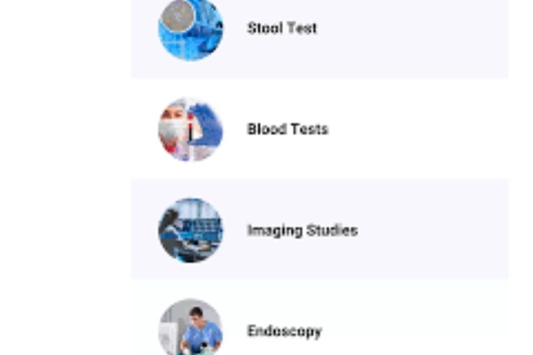Diarrhea diagnosis An endoscopy