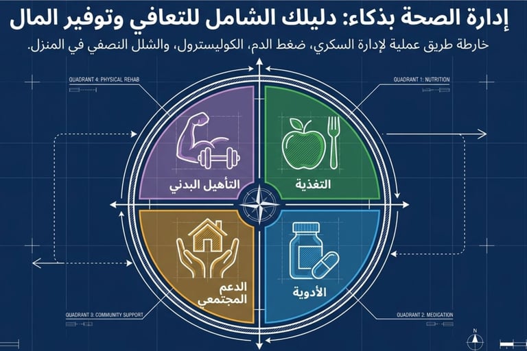 🌙السكري ارتفاع ضغط الدم الكوليسترول و الشلل النصفي:الصيام