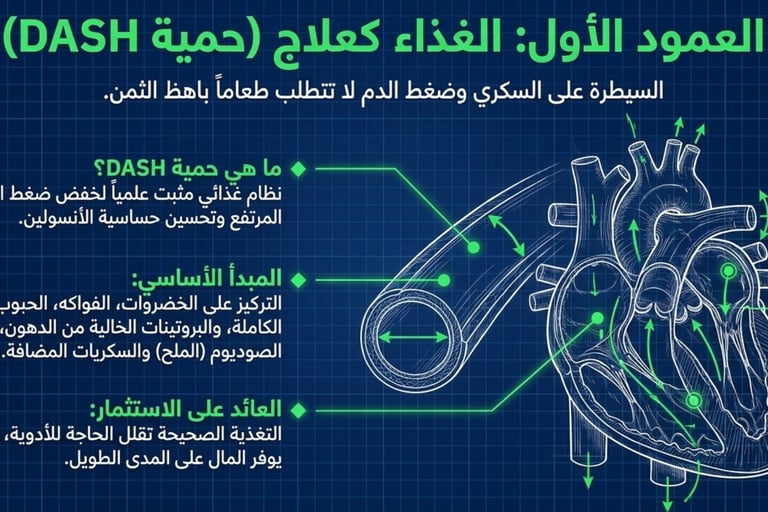 🌙السكري ارتفاع ضغط الدم الكوليسترول و الشلل النصفي:الصيام