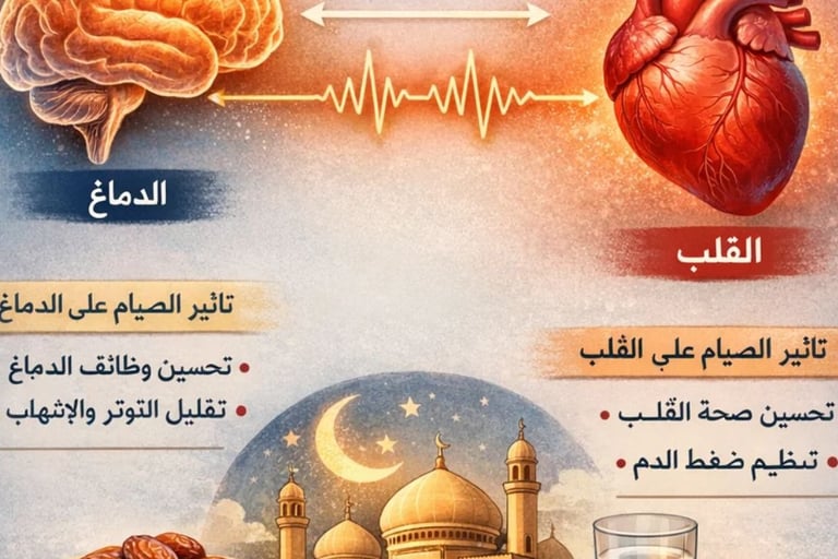 محور القلب والدماغ، الصيام
