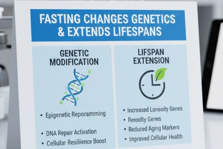 🧬 Fasting Changes Genetics & Extends Lifespans 🕰️ (2)
