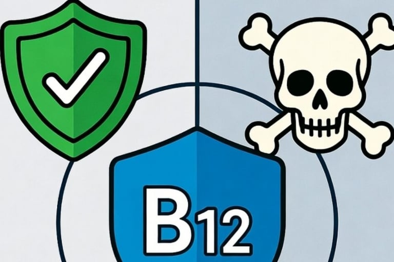 🧬 ب 12: الطاقة الخفية للأعصاب… والارتفاع المريب الذي قد يلمّح لوجود ورم