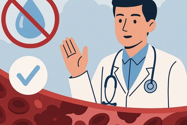 💧🩺 Why Dehydration During Voluntary Fasting Doesn’t Lead to Blood Clots