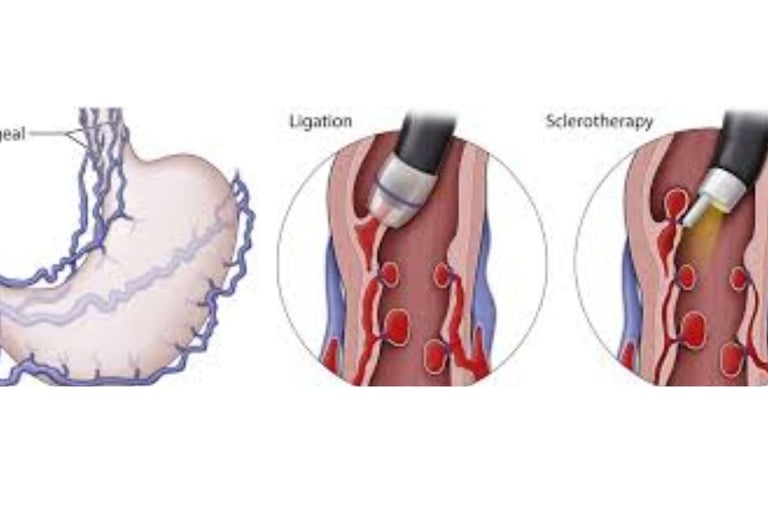 esophageal varices endoscopic procedure
