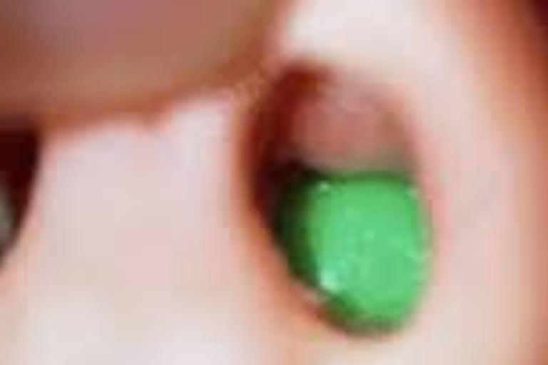 how to remove foreign body from the nose of a child