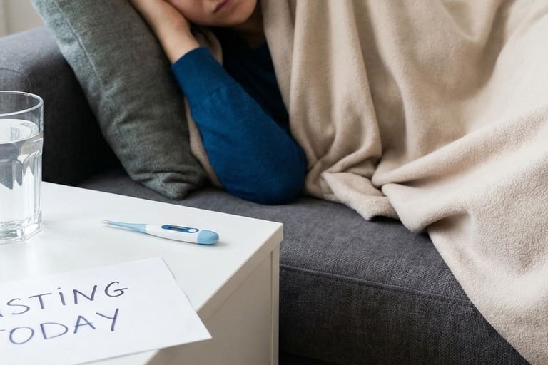 if you are sick fast