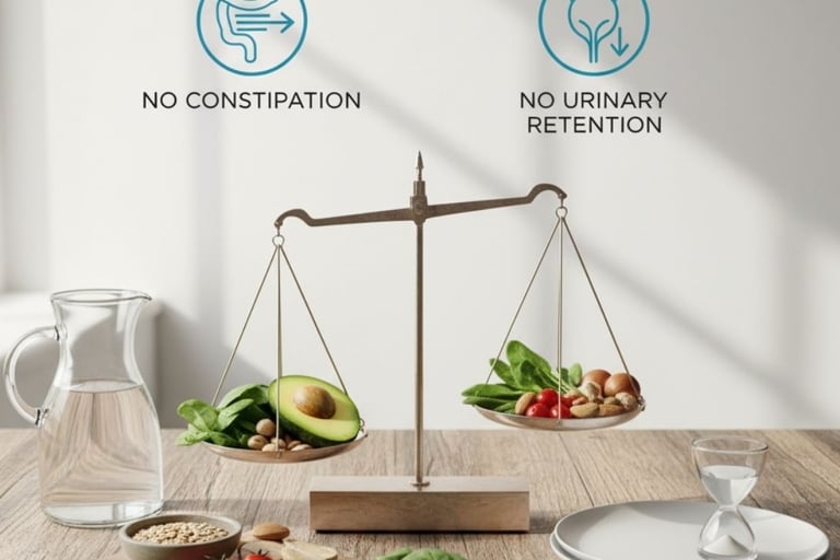 Meat-Free Eating and Fasting  no constipation no urinary retention