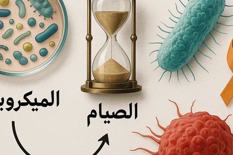 الميكروبيوم، الصيام، والبروبيوتيك: كيف يؤثرون على السرطان؟