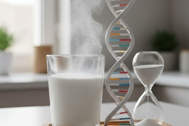 تناول استيل سيستايين (NAC) أثناء الصيام الطوعي🧬⏳🥛