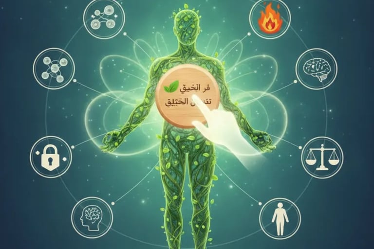 اكتشف كيف يشفي الجسم نفسه عبر آليات بيولوجية مذهلة. تعرف على دور الصيام كزر تشغيل لتنشيط الالتهام ا