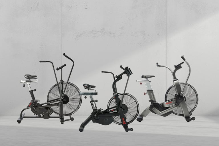 Assault Fitness AssaultBike range Classic Pro X and Elite air bikes UAE by FLYWHEEL ME Dubai