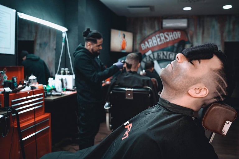 cortes hombres para el pelo y la barba en Valencia