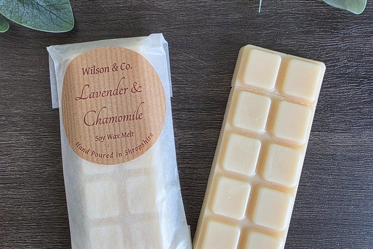 a lavender a chamomile scented wax melt