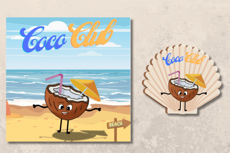 illustration coconut