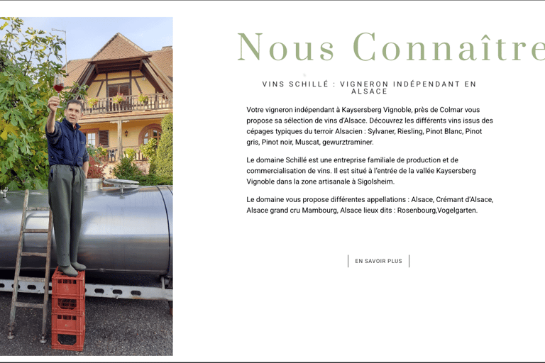 web design viticulteur