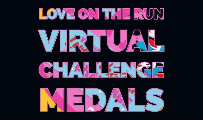 runDisney Love on the Run Virtual Challenge Medals images