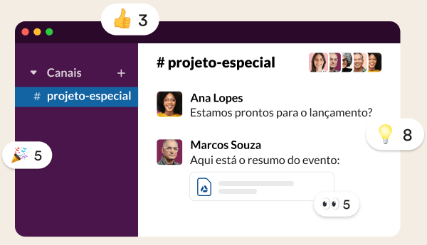 Slack como ferramenta de comunicação para lĂderes digitais