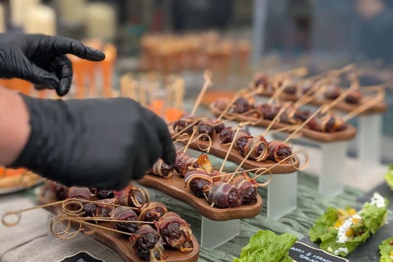wedding starters selection