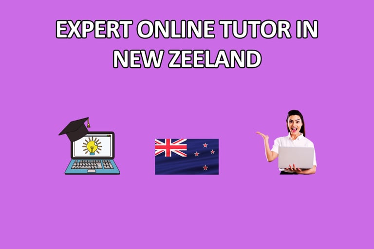 get expert online tutor in New Zeeland