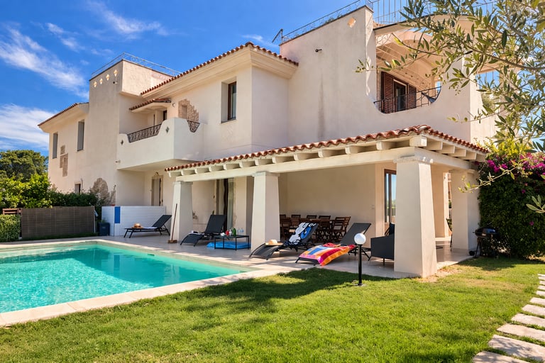 Villa con piscina privata a San Teodoro