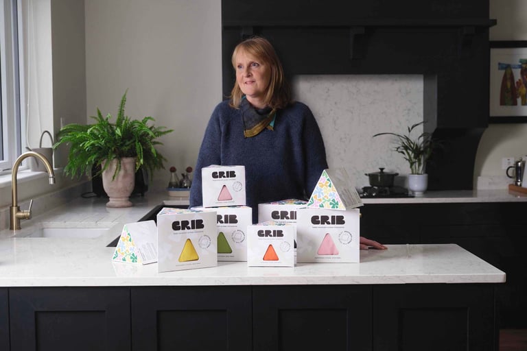 Founder Ciara Winkelmann with the CRIB