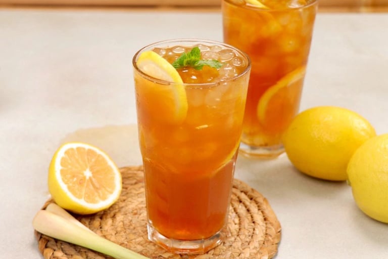 Nước chanh hại răng