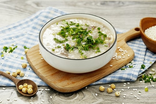 đau răng ăn cháo